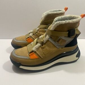 Steve Madden Tan And Orange Women’s Boots Size 6M